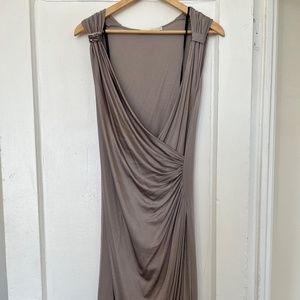 D.EXTERIOR designer metallic silver dress
